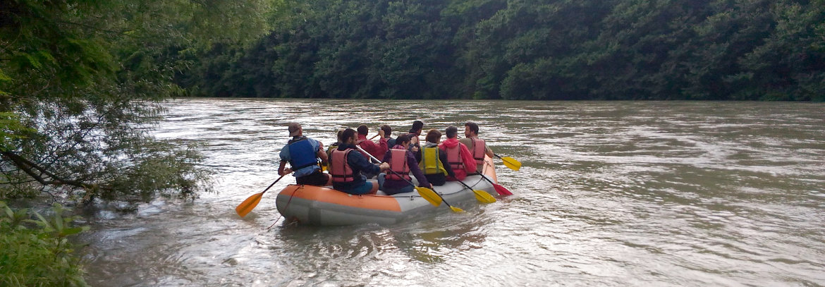 rafting fiume